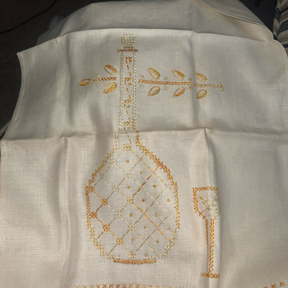 Vintage Linen tea towel